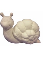 Creative Kreations Ceramics and Gifts Soft Sculpture Snail 7" Ceramic Bisque, Ready to Paint