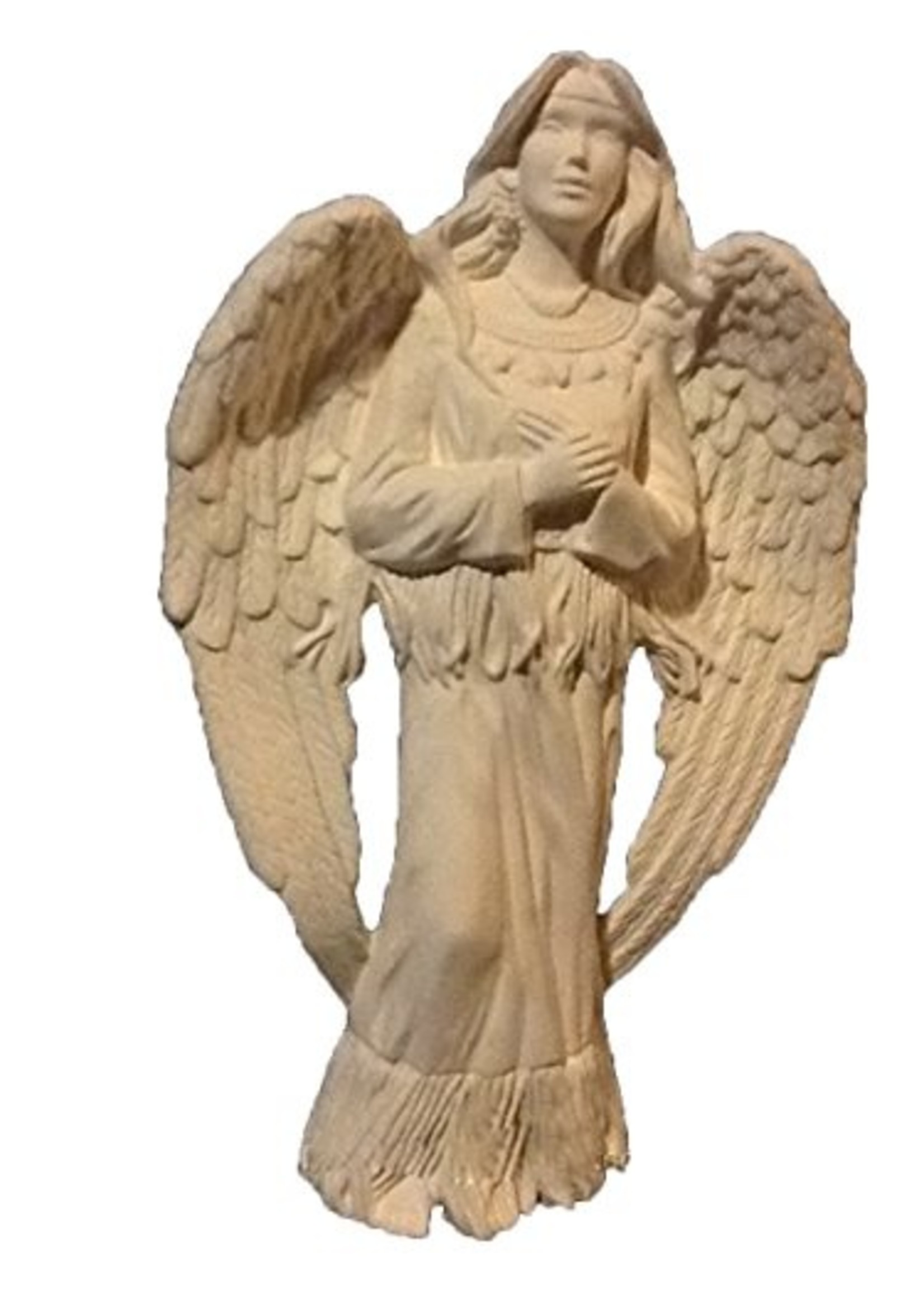 Creative Kreations Ceramics and Gifts Native Standing Angel 9" Ceramic Bisque, Ready to Paint