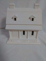 Creative Kreations Ceramics and Gifts Farm House Village Building 6" x 5" x 6" Ceramic Bisque, Ready To Paint