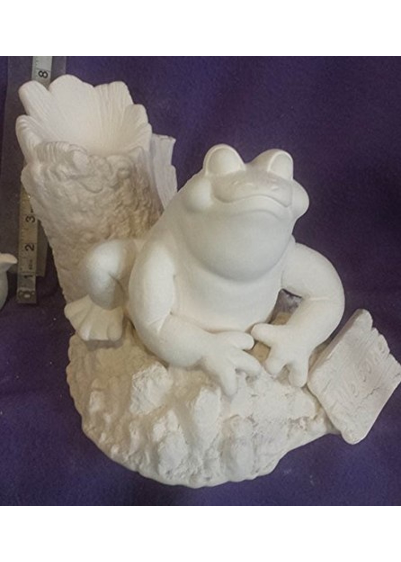 Miniature Ceramic Frog Figurine - 3