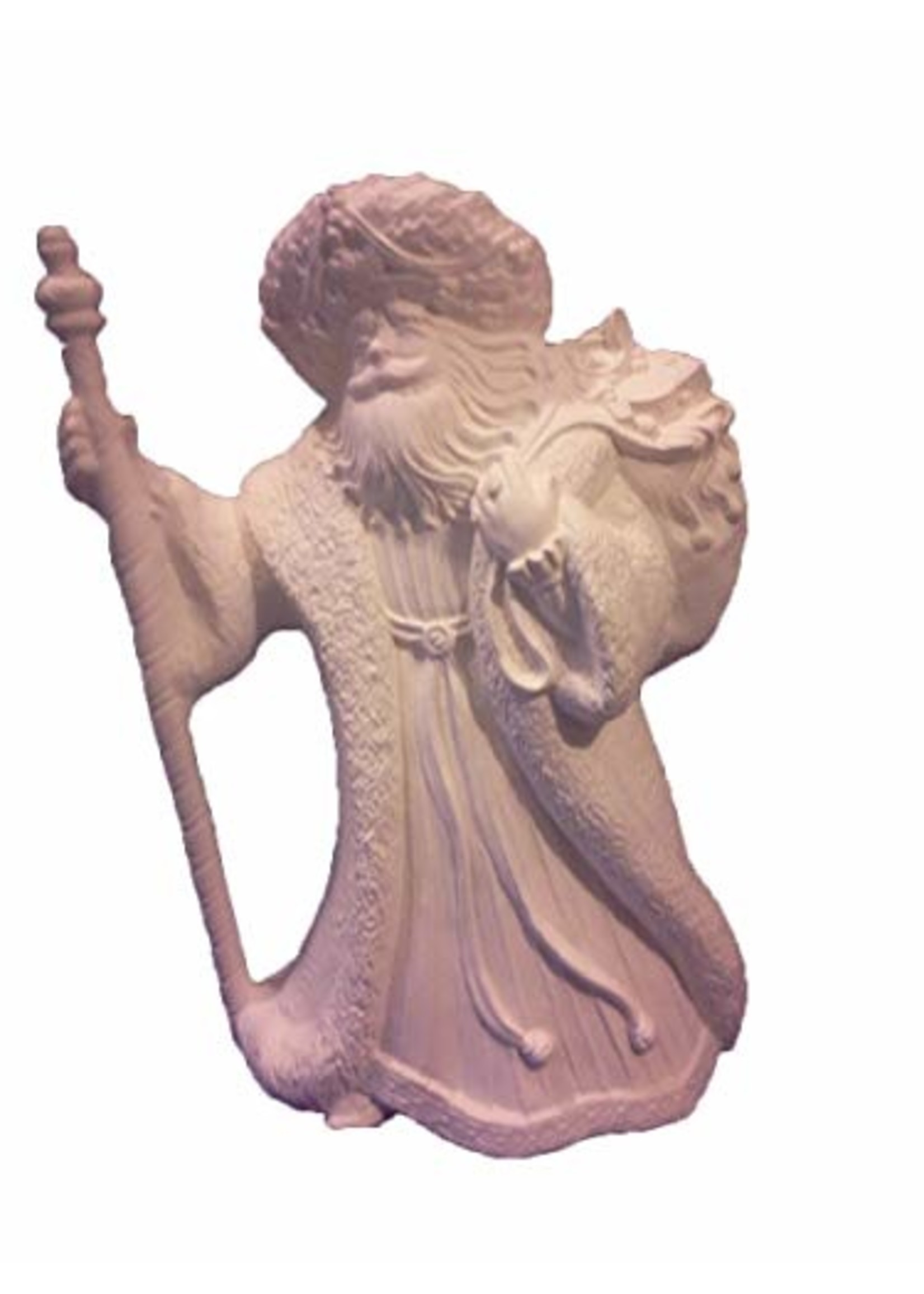 Creative Kreations Ceramics and Gifts Walking Renaissance Santa 14" Ceramic Bisque, Ready To Paint