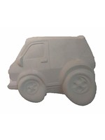Creative Kreations Ceramics and Gifts Van 7" Ceramic Bisque, Ready to Paint