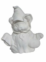 Creative Kreations Ceramics and Gifts Ghost Bear Boy 9" Ceramic Bisque Ready to Paint