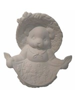 Creative Kreations Ceramics and Gifts Christmas Village 3 to 5 Set of 4  Ready to Paint, Ceramic Bisque