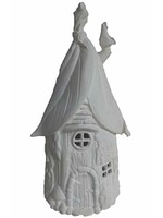 Creative Kreations Ceramics and Gifts Fairy House 10" Ceramic Bisque, Ready to Paint