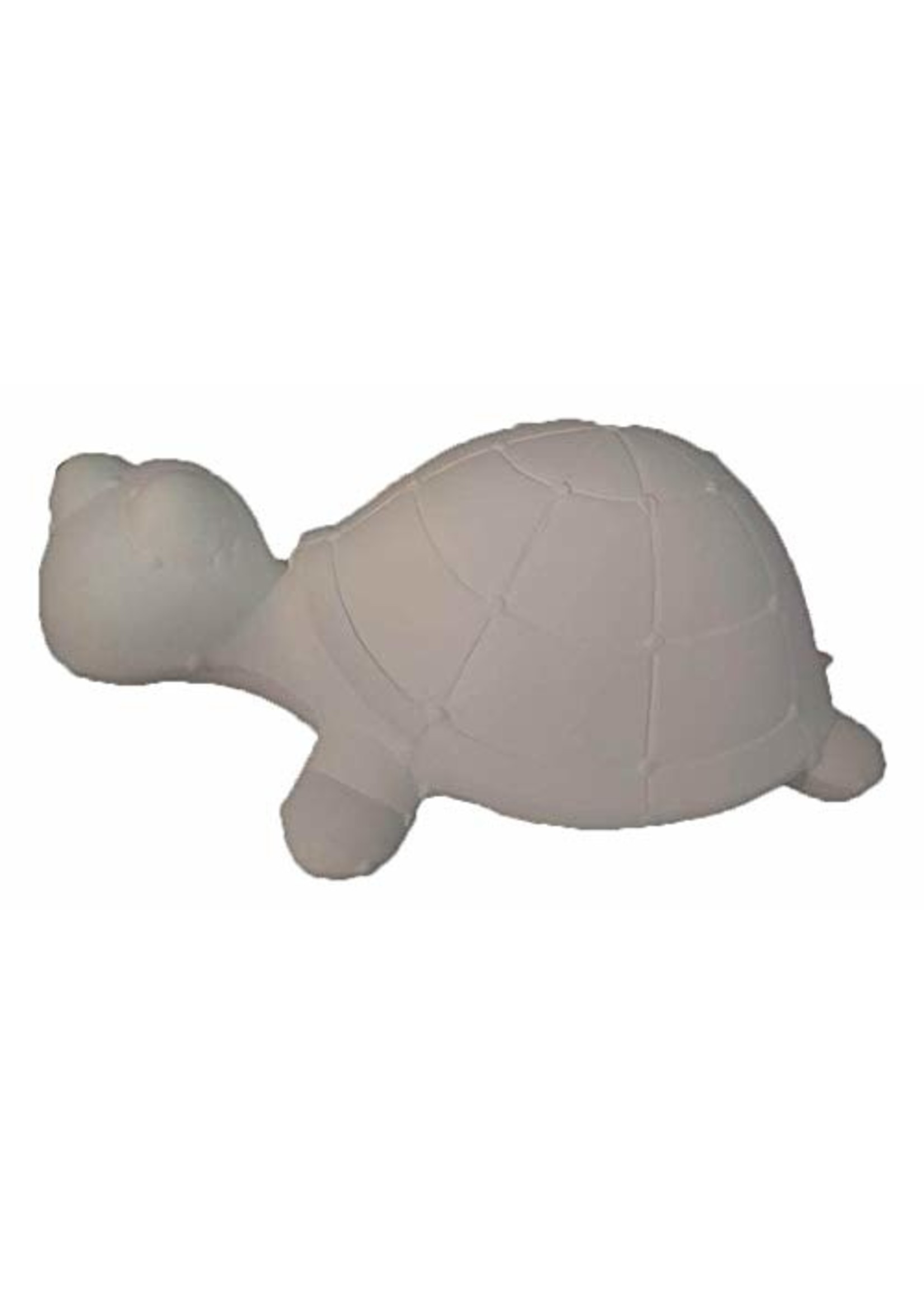 Creative Kreations Ceramics and Gifts Farley Turtle 6" x 8" x 14" Ceramic Bisque, Ready to Paint