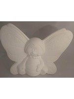 Creative Kreations Ceramics and Gifts Flutter Butterfly 7" x 9" Ceramic Bisque, Ready to Paint