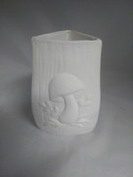 Creative Kreations Ceramics and Gifts Mushroom Kitchen Utinsil Holder 8" H Ceramic Bisque, Ready to Paint, Glazed Inside