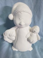 Creative Kreations Ceramics and Gifts Penguin Nippy 7" Ceramic Bisque, Ready to Paint