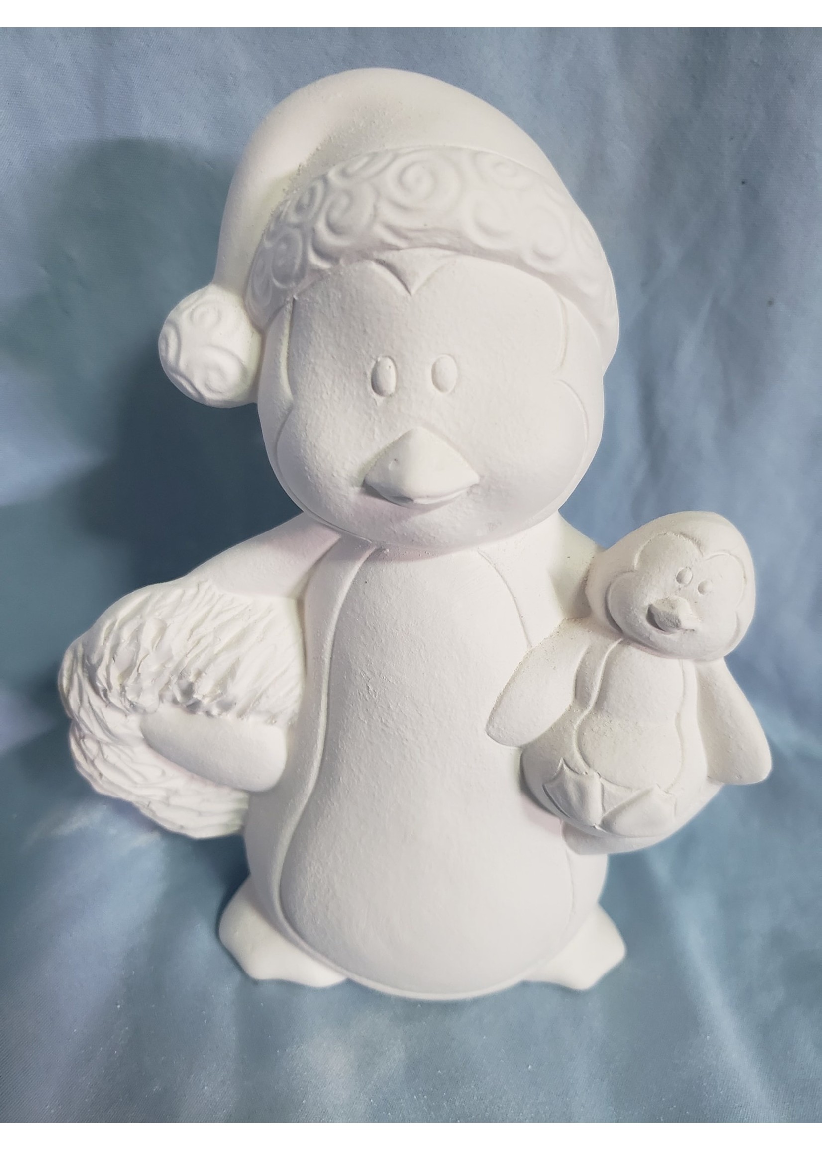 Creative Kreations Ceramics and Gifts Penguin Nippy 7" Ceramic Bisque, Ready to Paint