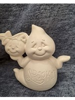 Creative Kreations Ceramics and Gifts GB Jack The Ghost 5" Ceramic Bisque, Ready to Paint