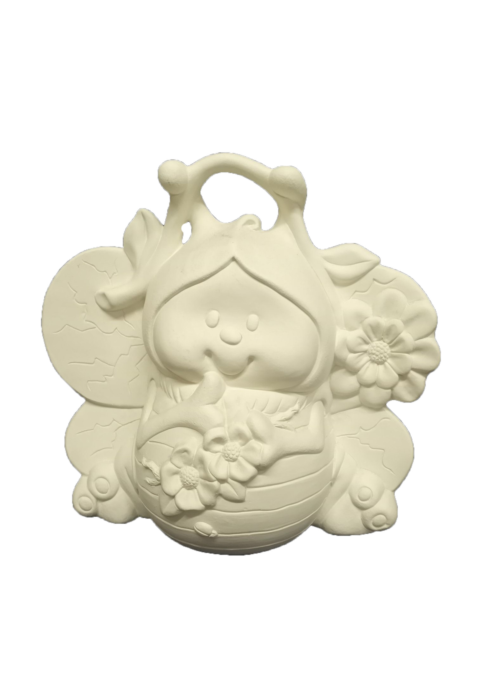 Creative Kreations Ceramics and Gifts IMA Busy Bee 9" Ceramic Bisque, Ready To Paint