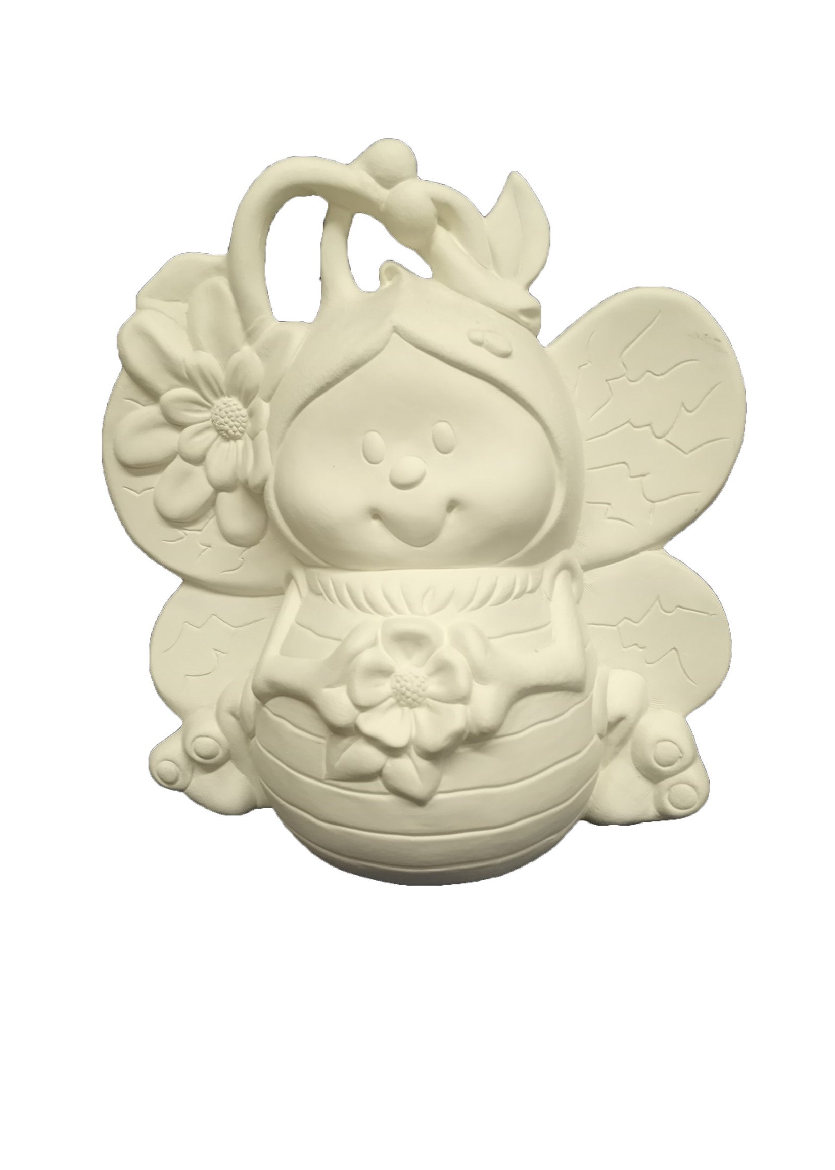 Creative Kreations Ceramics and Gifts Anna Busy Bee 9" Ceramic Bisque, Ready to Paint