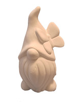 Creative Kreations Ceramics and Gifts Gnome with Butterfly 5" Ceramic Bisque, Ready to Paint