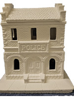 Creative Kreations Ceramics and Gifts Police Station Village House Ceramic Bisque Ready to Paint