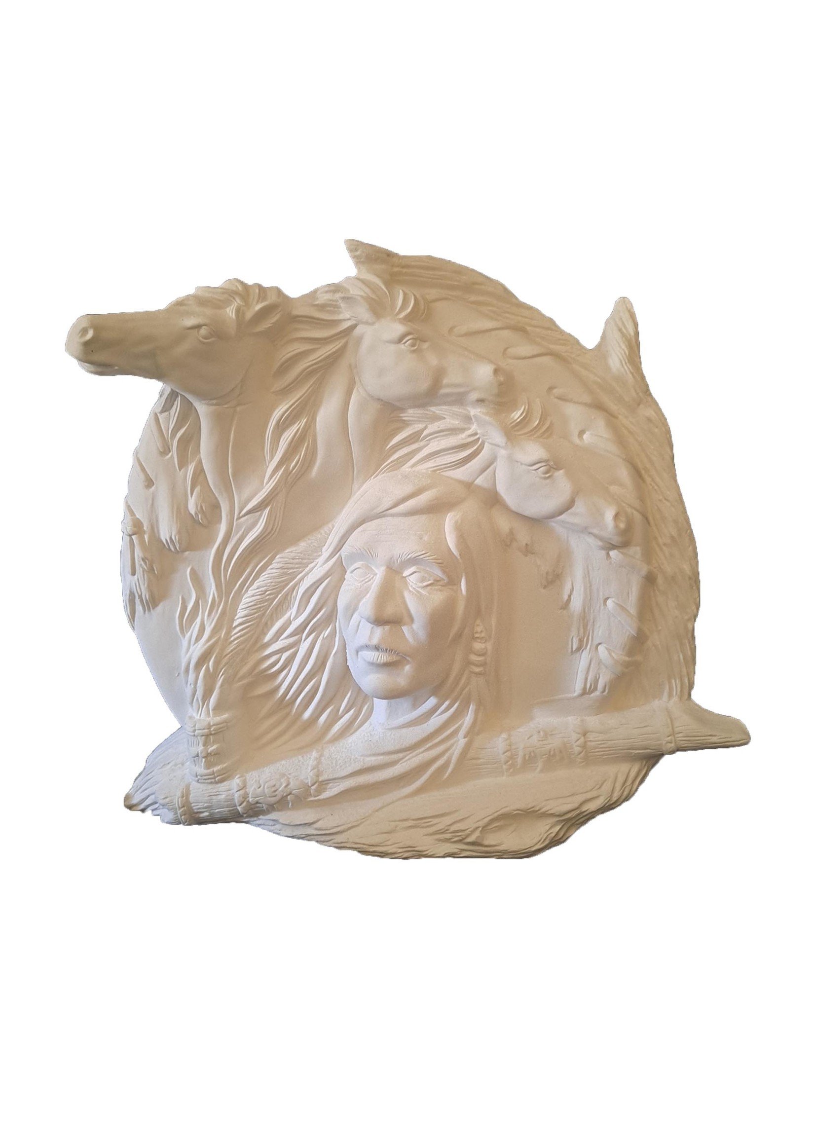 Creative Kreations Ceramics and Gifts Wild Pony Dreamer 9" Ceramic Bisque, Ready to Paint