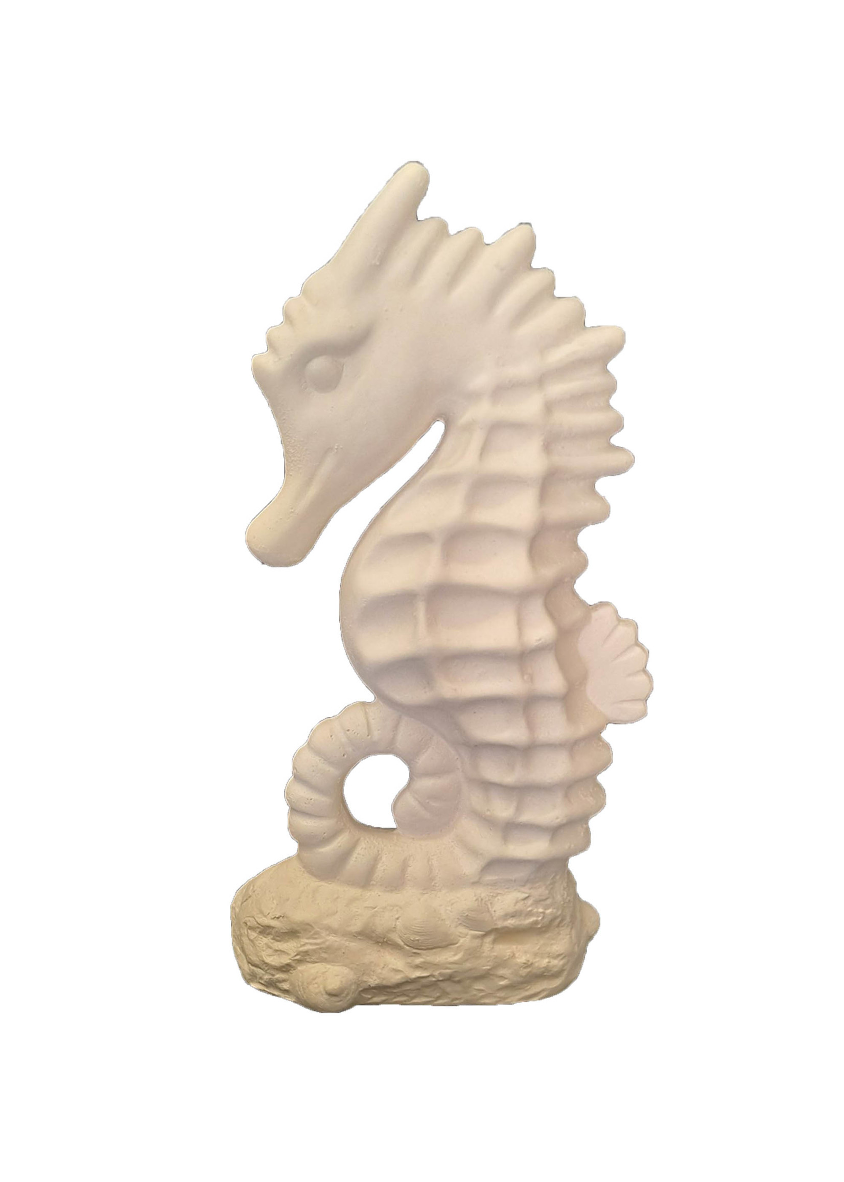 Creative Kreations Ceramics and Gifts Seahorse 8 1/2" Ceramic Bisque, Ready to Paint