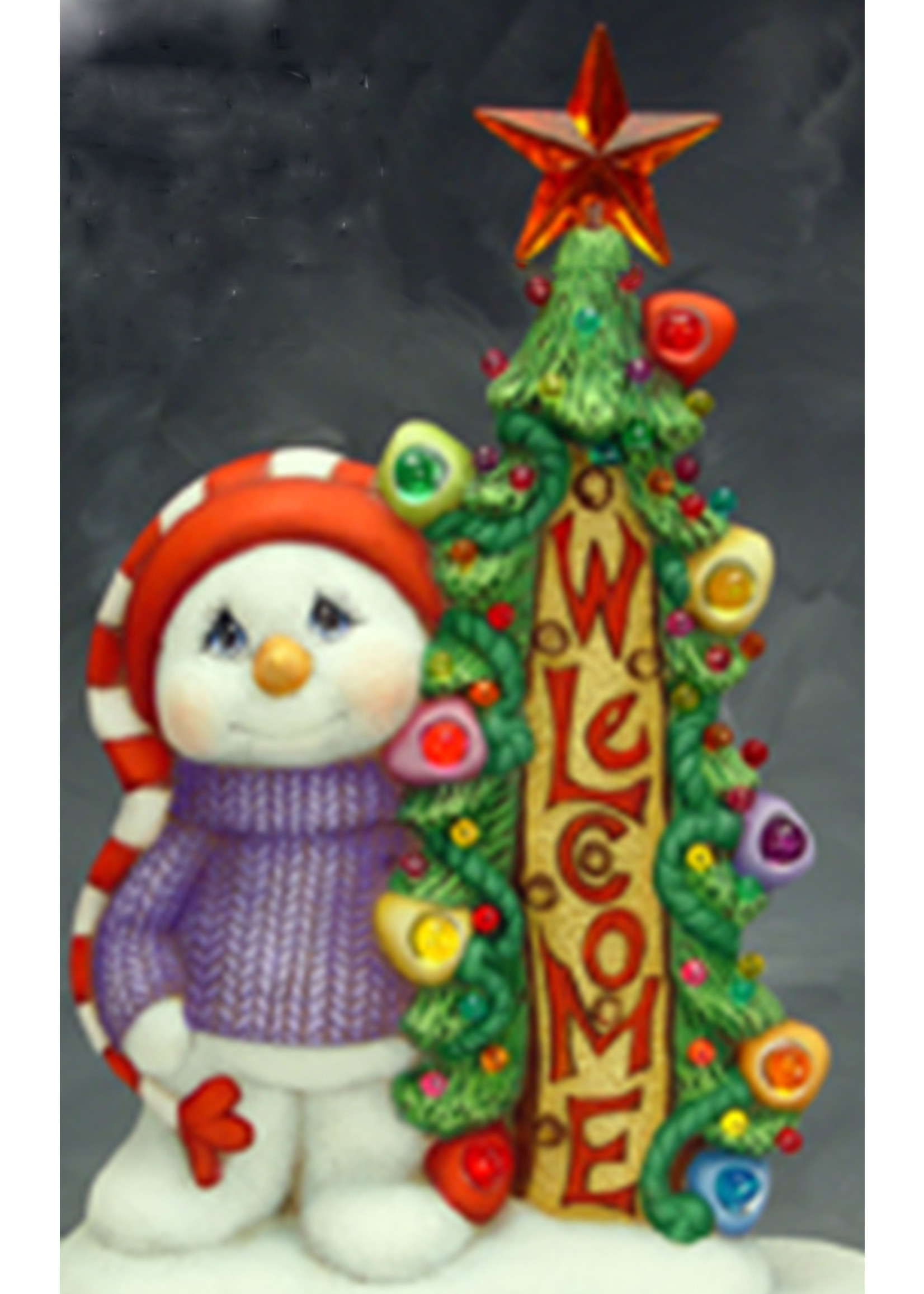 Christmas Ornament Snowmen Set in Ready to Paint Ceramic Bisque -  Kgkrafts's Boutique