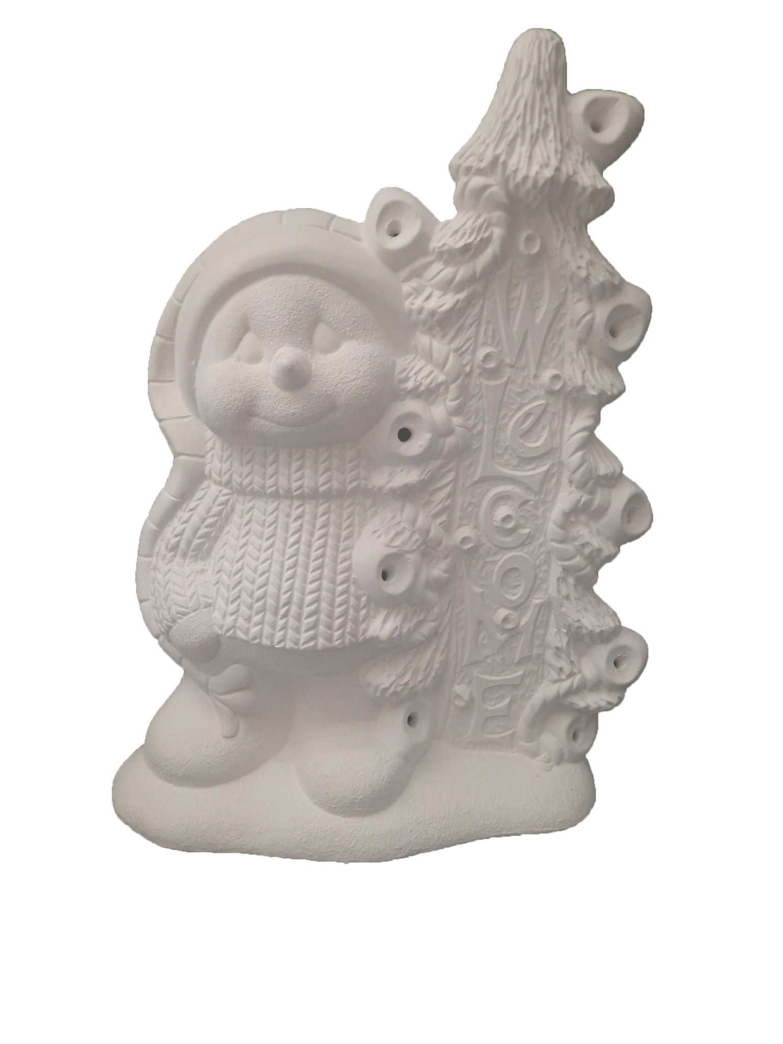Creative Kreations Ceramics and Gifts Create Your own Ornaments Set of 4  Ceramic Bisque, Ready to Paint