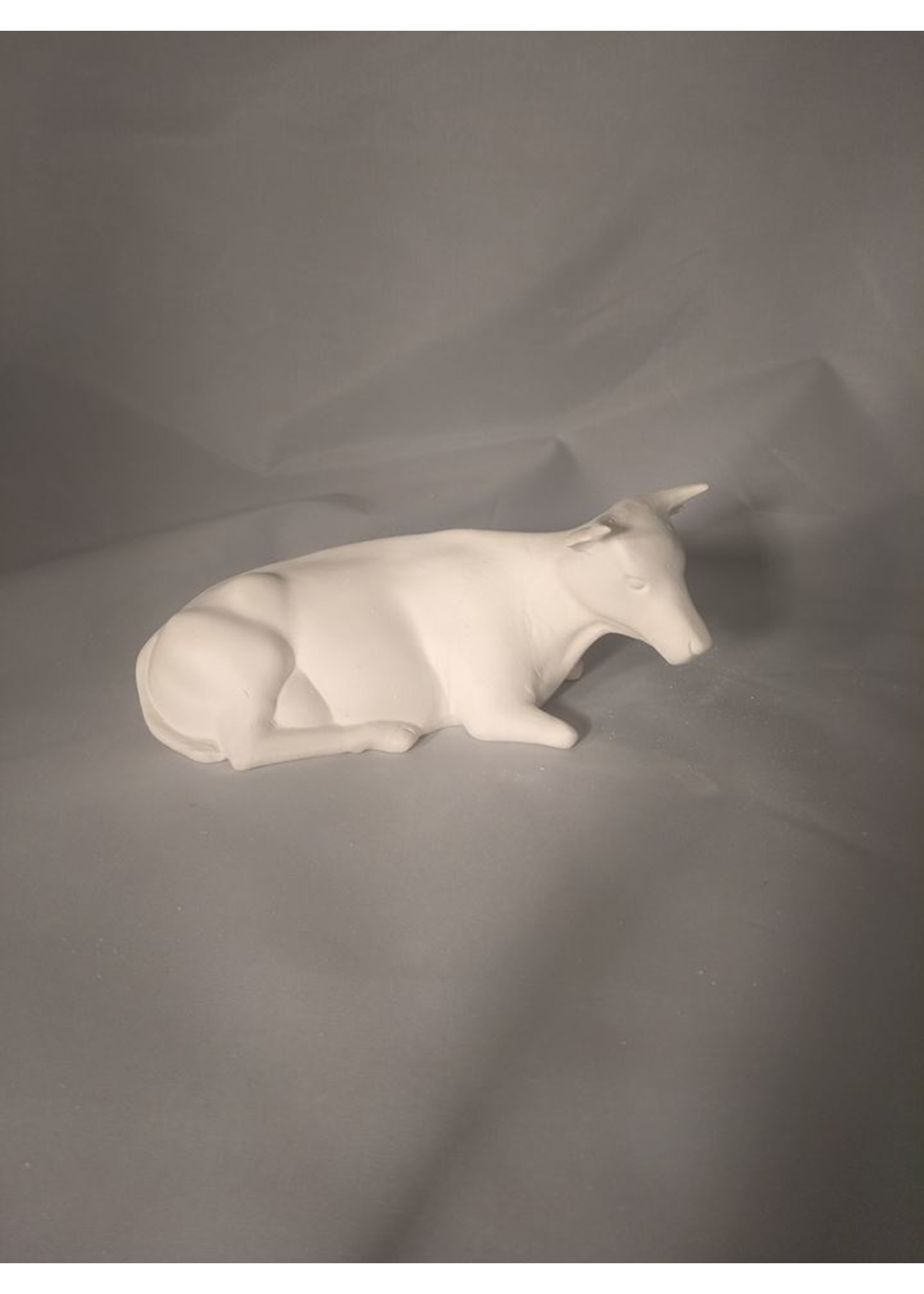 Creative Kreations Ceramics and Gifts Nativity Cow for Duncan Nativity set