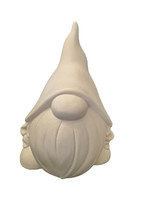 Creative Kreations Ceramics and Gifts Hamlet Ceramic Gnome 11" ready to paint ceramic bisque