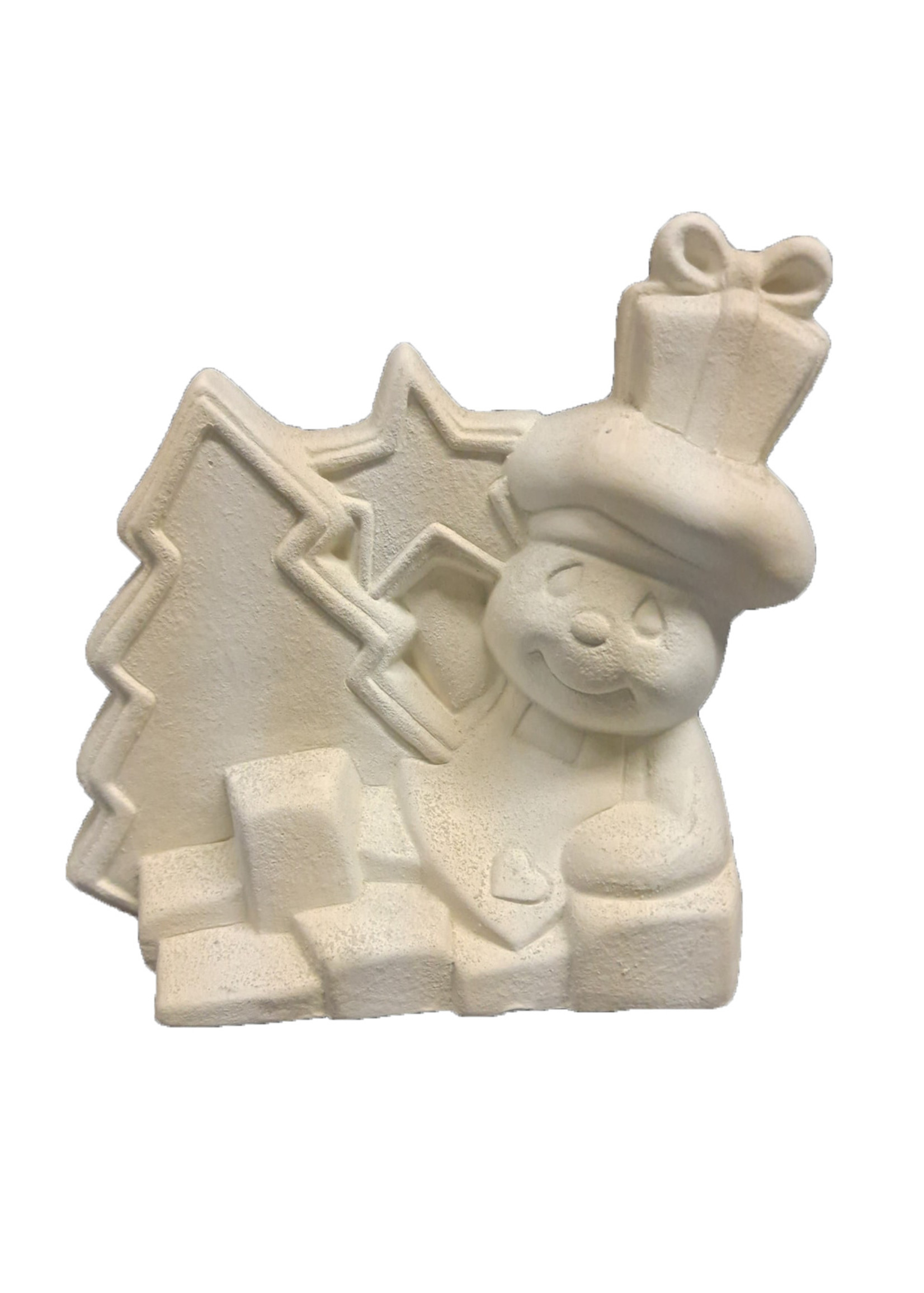 Creative Kreations Ceramics and Gifts Gingerbread for Truck Insert 5" ready to paint ceramic bisque