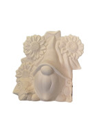 Creative Kreations Ceramics and Gifts Gnome with Sunflower for Pick Up Truck Insert