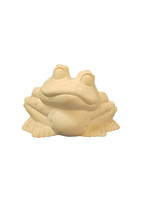 Creative Kreations Ceramics and Gifts Lily Pad Frog 6" Ceramic Bisque, Ready to Paint