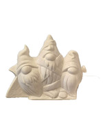 Creative Kreations Ceramics and Gifts Monster Gnomes for Pick Up Truck Insert 5" Ceramic Bisque, Ready to Paint