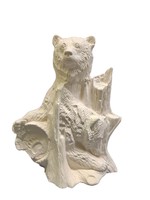 Creative Kreations Ceramics and Gifts Driftwood Bear Pair 11" Ceramic Bisque, Ready to Paint