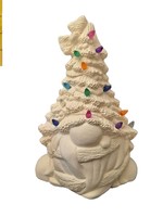 Creative Kreations Ceramics and Gifts Mummy Tree Gnome 9" Ceramic Bisque, Ready to Paint with Light Kit