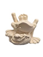 Creative Kreations Ceramics and Gifts Piggy Back Frog 9" Ceramic Bisque, Ready to Paint
