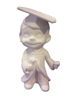 Creative Kreations Ceramics and Gifts Boy Graduate Smiley 9" Ceramic Bisque, Ready to Paint