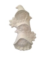 Creative Kreations Ceramics and Gifts Scarecrow Head Stack 10" Ceramic Bisque, Ready to Paint