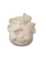 Creative Kreations Ceramics and Gifts Jack the Pumpkin 6.5" Ceramic Bisque, Ready to Paint