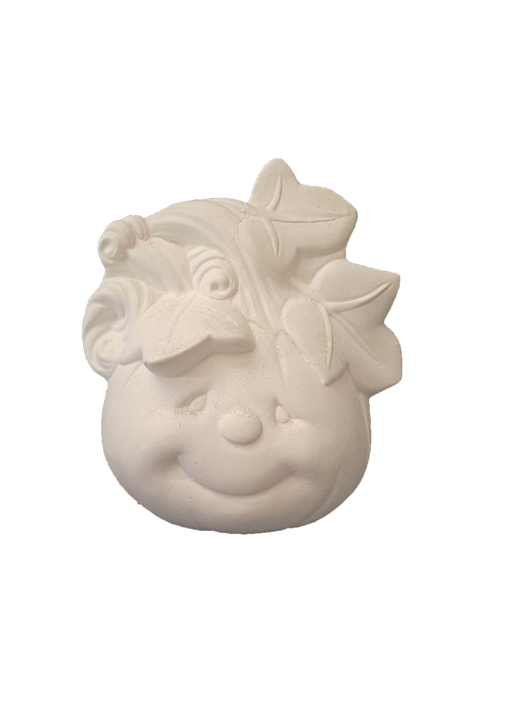 Creative Kreations Ceramics and Gifts Jack the Pumpkin 6.5" Ceramic Bisque, Ready to Paint