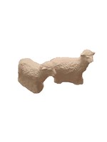 Creative Kreations Ceramics and Gifts Sheep for Nativity set of 2  Ceramic Bisque, Ready to Paint