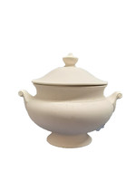 Creative Kreations Ceramics and Gifts Tureen Dish   8"x 9" Ceramic Bisque, Ready to Paint