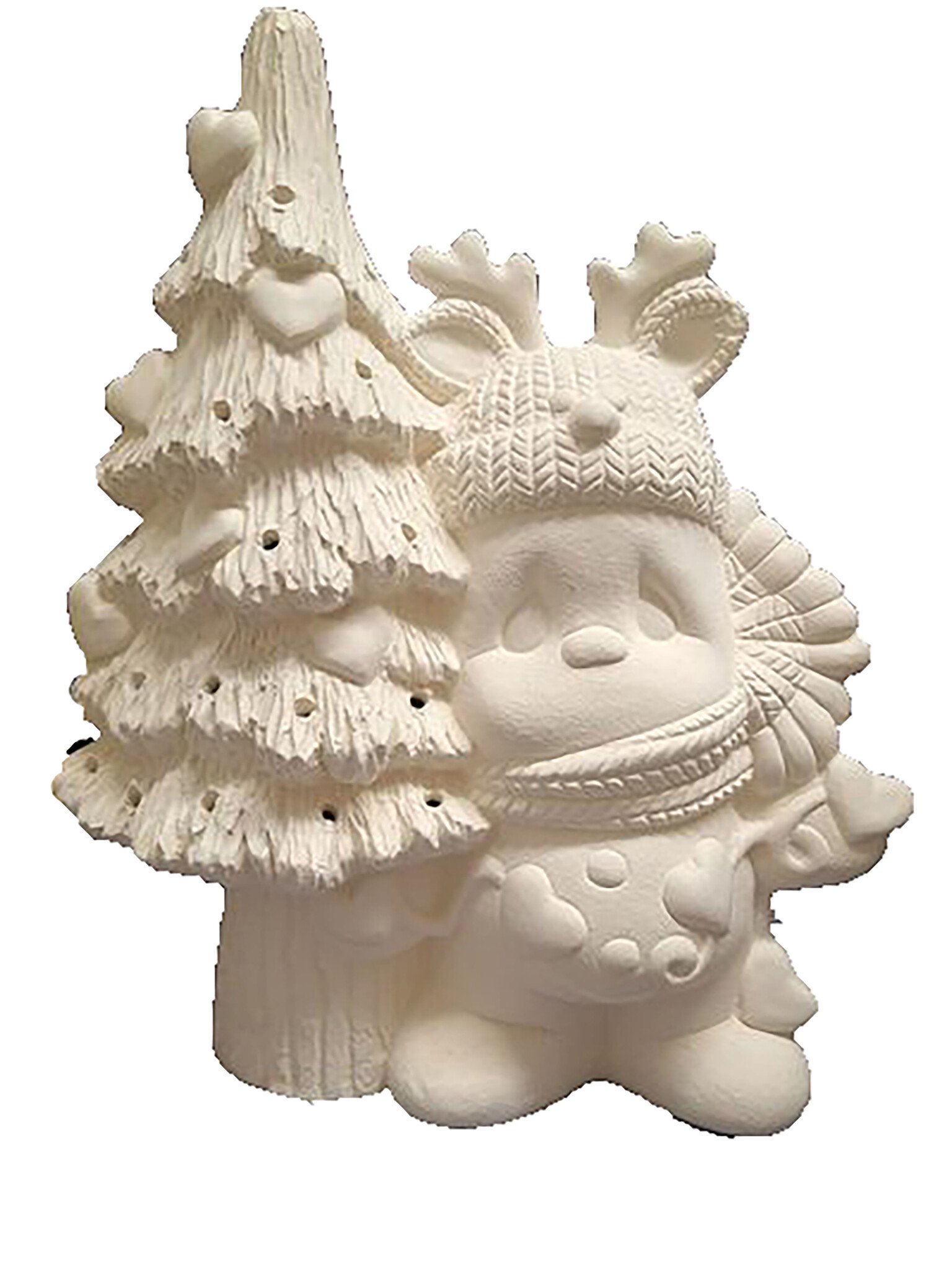 Sweet Love Snowman with Tree 9.5