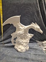 Creative Kreations Ceramics and Gifts Surveying the Kingdom Dragon 13" Ceramic Bisque, ready to paint