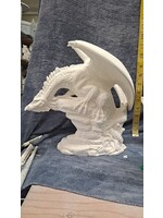 Creative Kreations Ceramics and Gifts Earth Dragon 11" Ceramic Bisque Ready to Paint