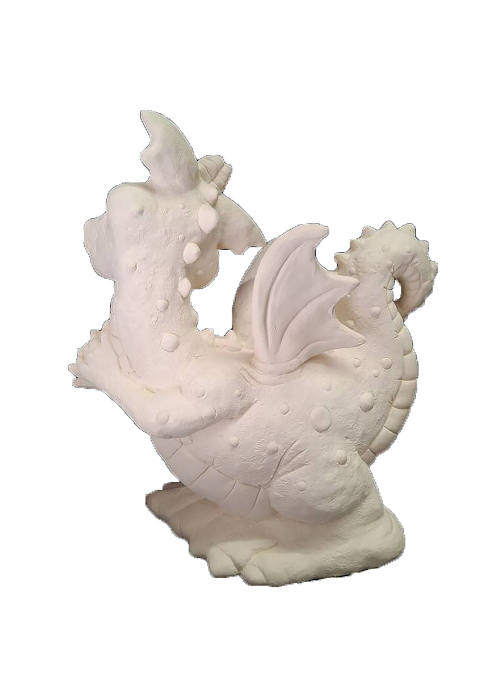 Creative Kreations Ceramics and Gifts Magic the Dragon 12" Ceramic Bisque, Ready to Paint