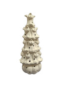 Creative Kreations Ceramics and Gifts Marshmellow Ghost Stack Tree ceramic bisque 14.5" ready to paint