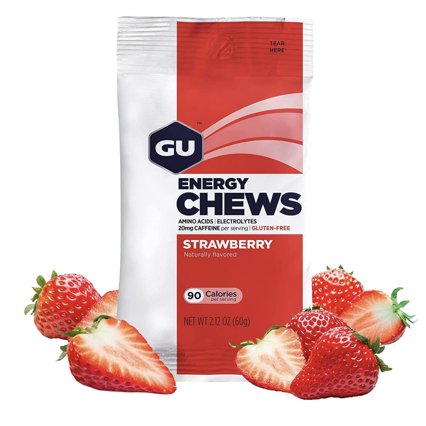 Gu Gu Chews Strawberry (2 Serving)