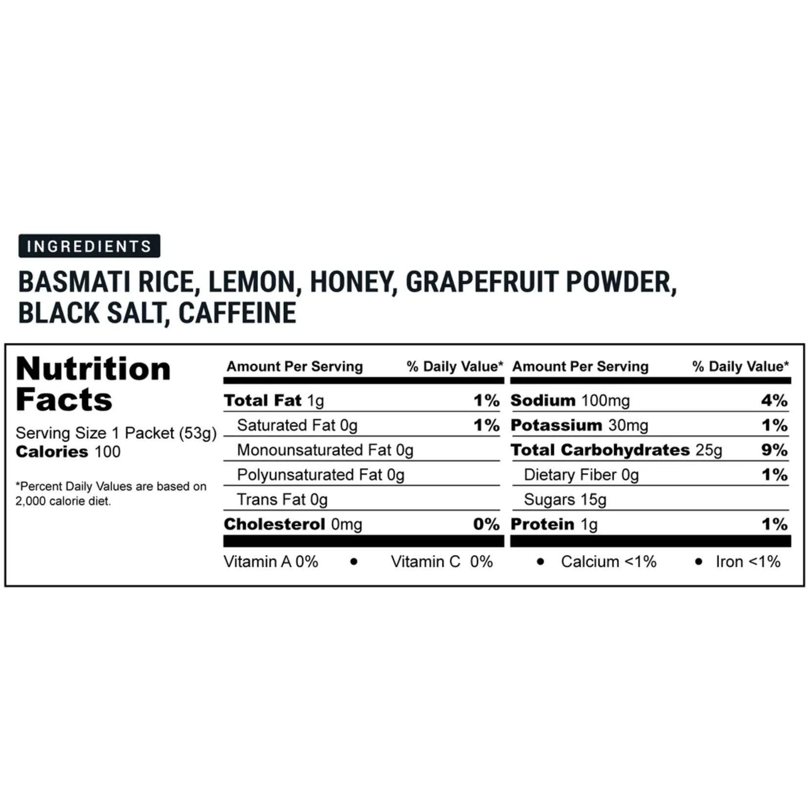 Spring Energy Spring Energy Lemon Power Snack + Caffeine