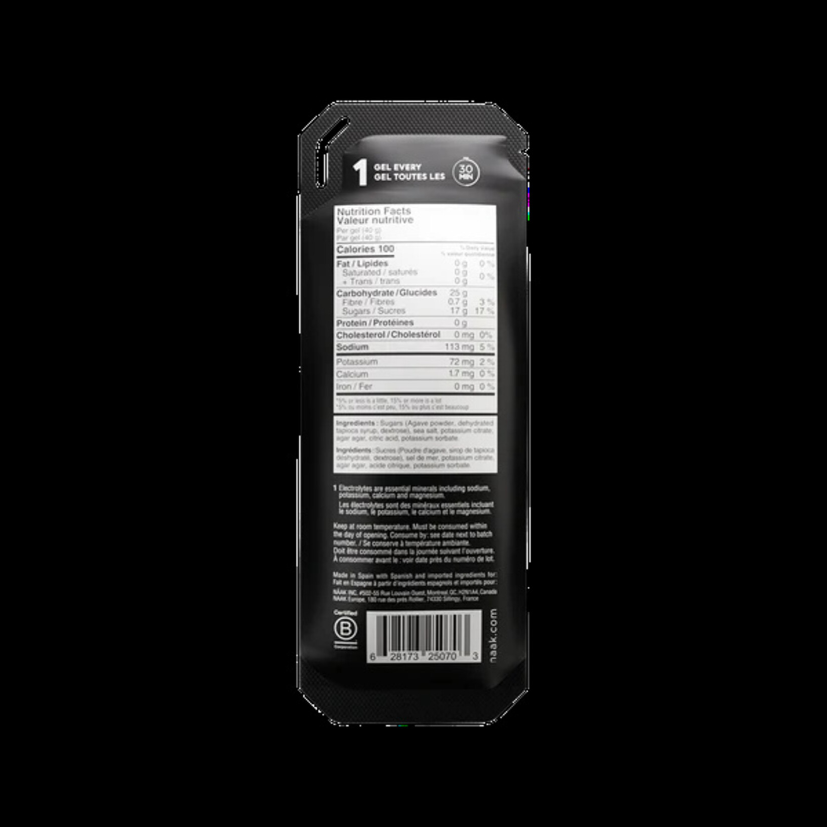 Naak Naak Boost Energy Gel Neutral 25 single