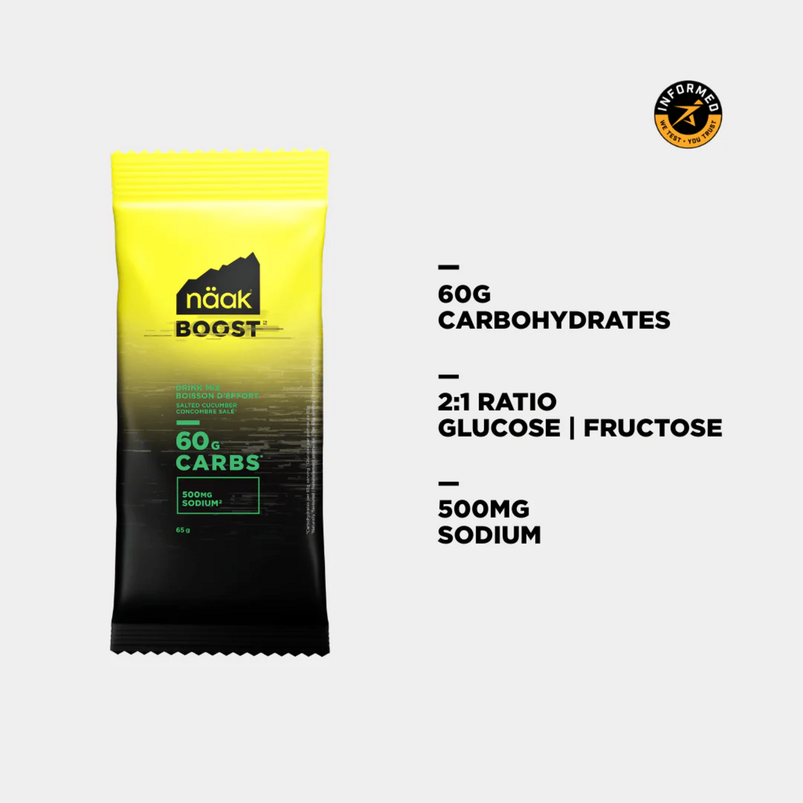 Naak Naak Boost Energy Drink Cucumber 60 single