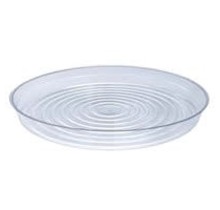 Saucers Clear Plastic