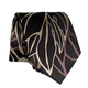 Pineapple Palaka Ulu Black:  Modern Silk Necktie
