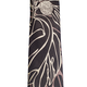 Pineapple Palaka Ulu Black:  Modern Silk Necktie